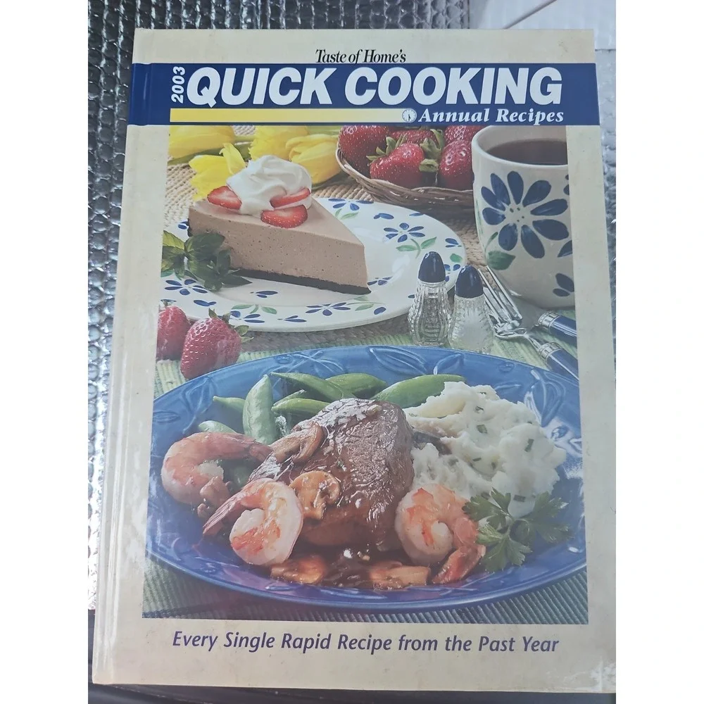 Taste Of Home's Quick Cooking Annual Recipes - Set Of 8- 1999- 2008 Hard Cover